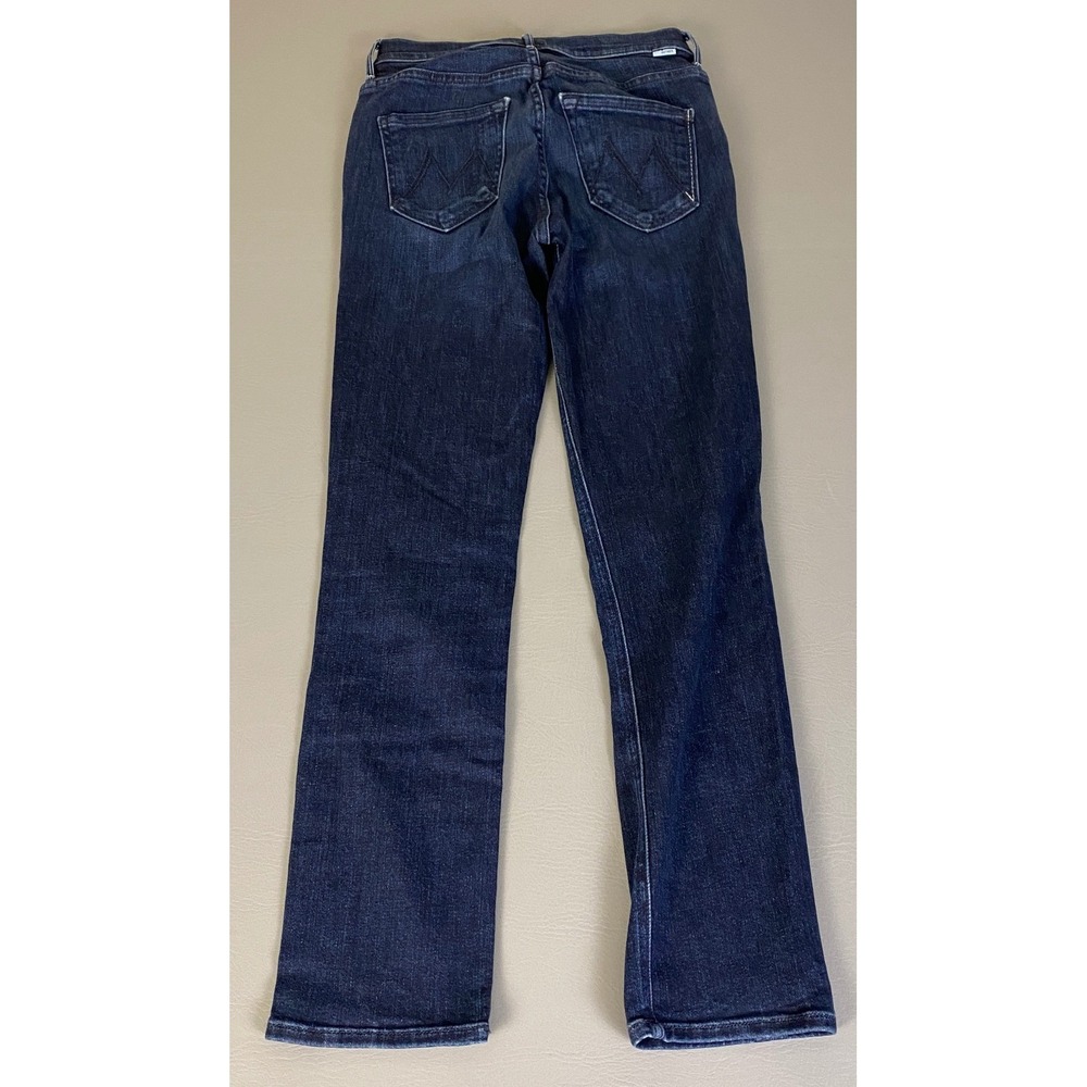 MOTHER Women's Boot Cut Jeans - Dark Blue - Picture 14 of 15